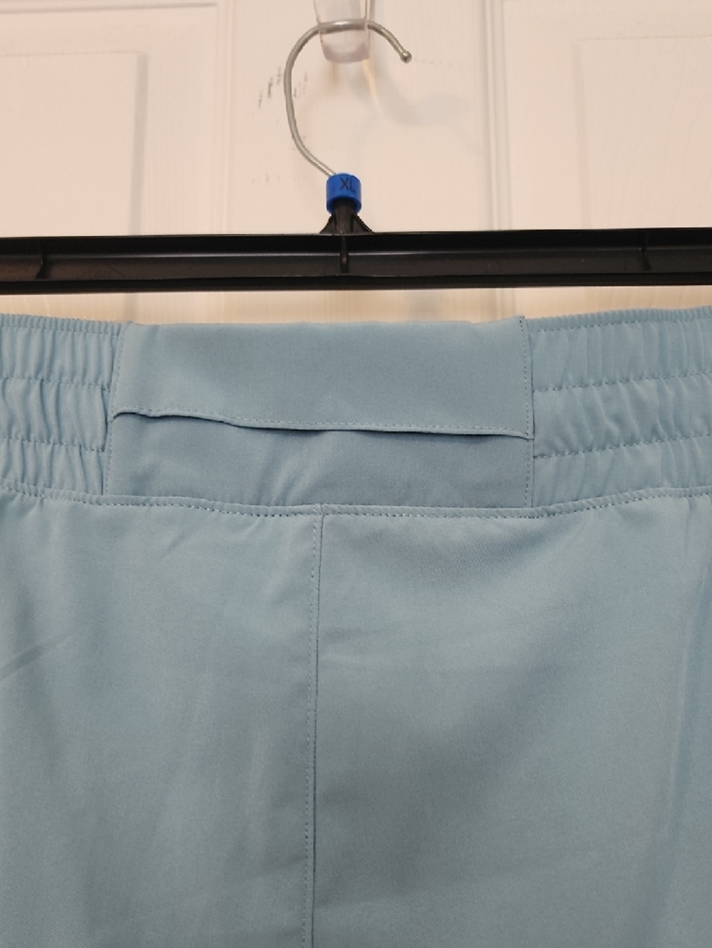 Reebok Women's Light Teal Green Athletic Shorts with Elastic Waist. - Picture 7 of 11